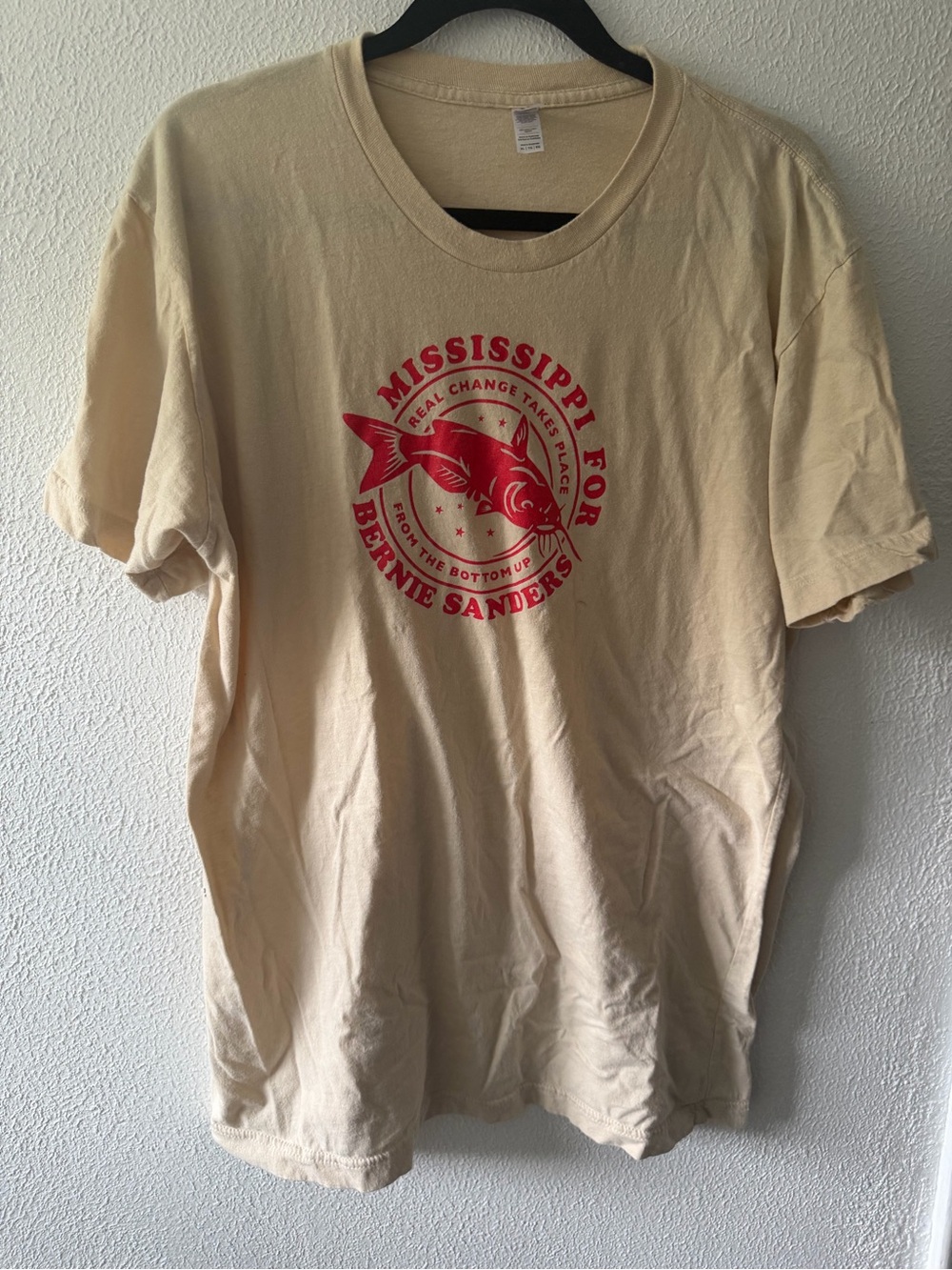 "Mississippi for Bernie Sanders" American Apparel Short Sleeve Tee